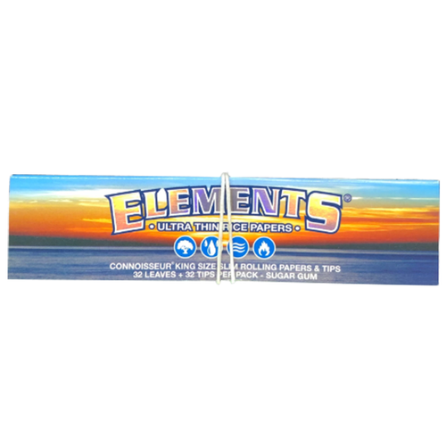 Papel King Size +Tips Connoisseur ELEMENTS