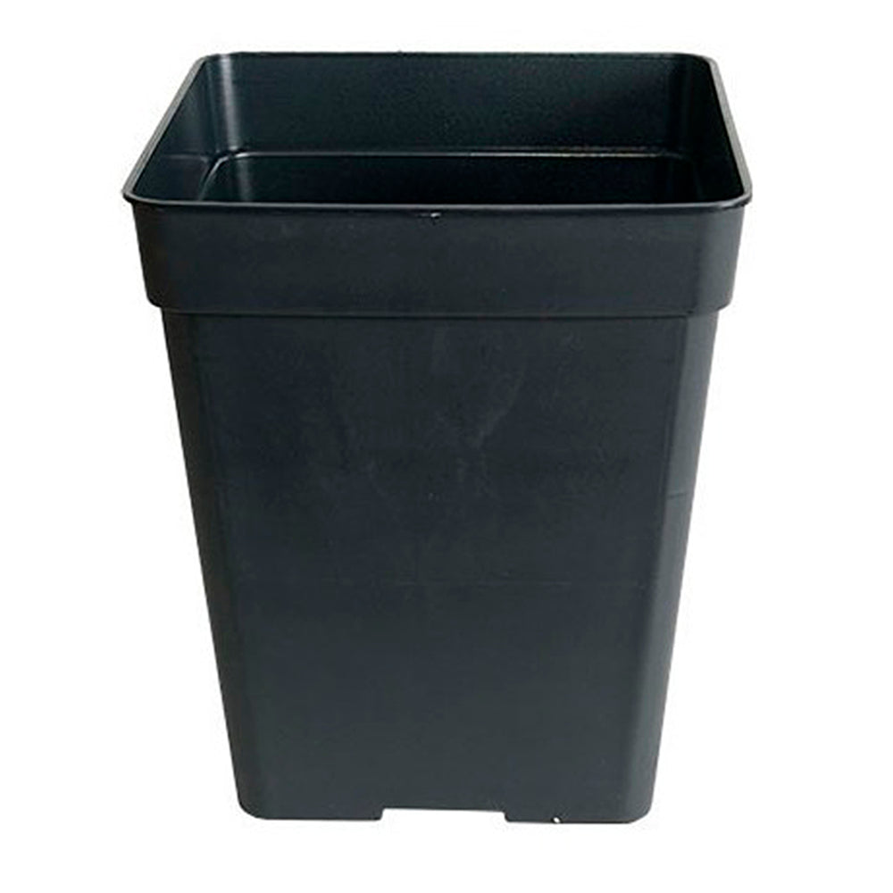 Maceta cuadrada 18x18x25,5  5,5L Negra