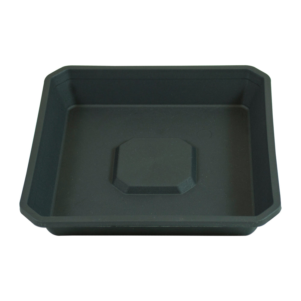 Plato Negro Cuadrado