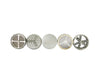Grinder Giza 5 partes 62mm Doble Aluminio
